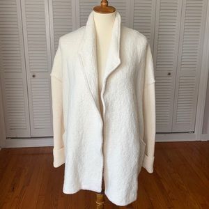 Cynthia Rowley Wool Blend Sweater Coat